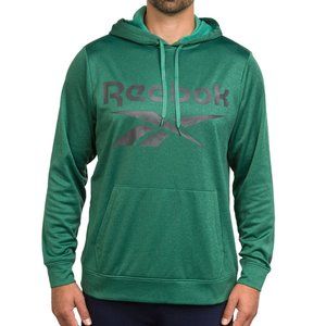 Reebok Men's Tech Fleece Hoodie - Green Heather - Size M